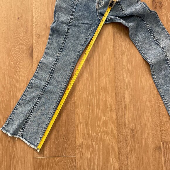 Gap Kids Jeans Girls 10 Plus Low Rise Belted Boot Medium Wash Blue Denim 499944 - Picture 10 of 13